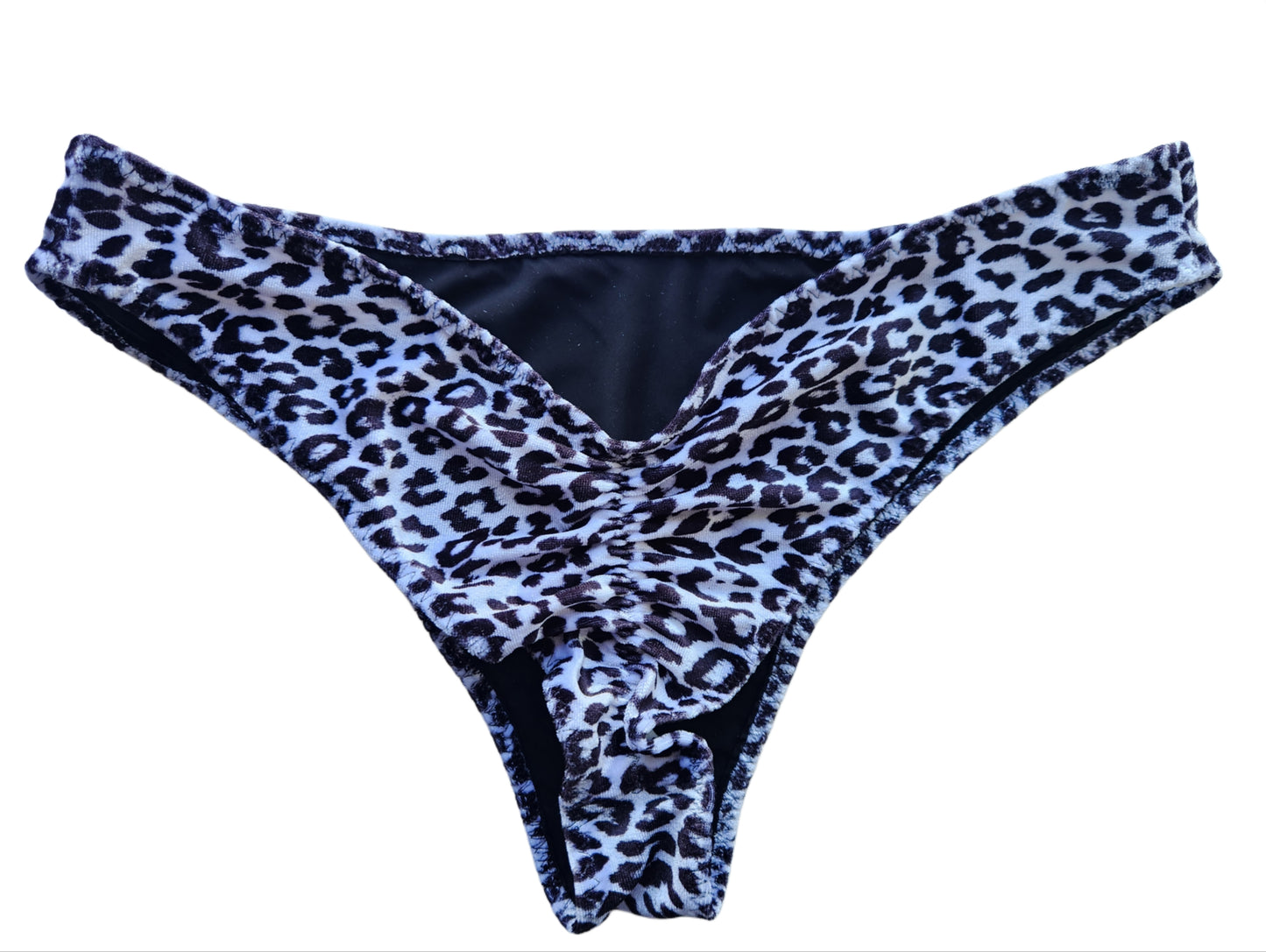 White Leopard Velvet